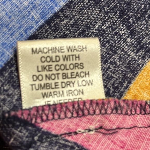 Truly 4 You Colorful Vertical Stripe Button Up Skirt. - Picture 5 of 8